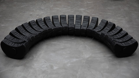 MARZIO CECCHI - SERPENTE SOFA BLACK