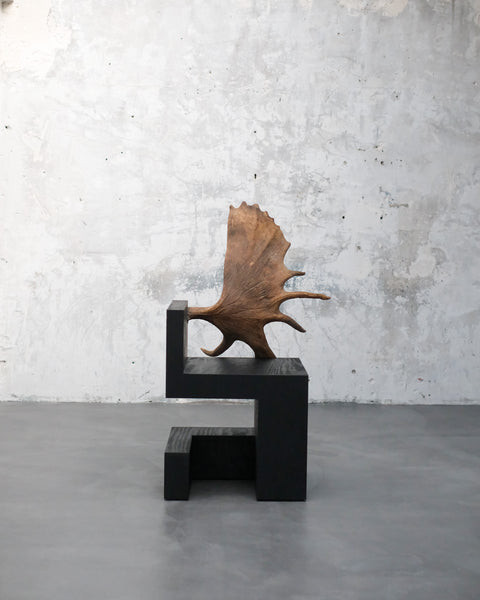 RICK OWENS - TOMB STAG CHAIR LEFT