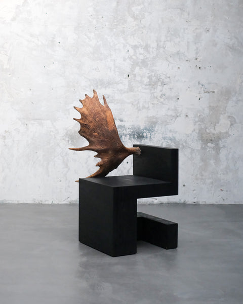 RICK OWENS - TOMB STAG CHAIR RIGHT