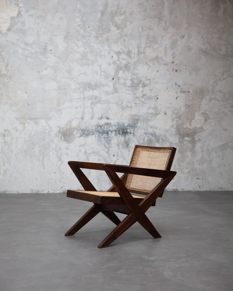 PIERRE JEANNERET - CROSS LEG EASY CHAIR