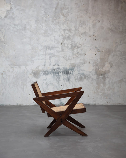 PIERRE JEANNERET - CROSS LEG EASY CHAIR