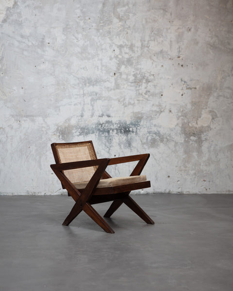 PIERRE JEANNERET - CROSS LEG EASY CHAIR