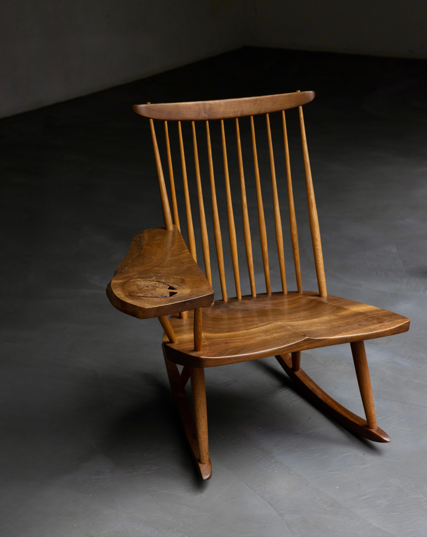 GEORGE NAKASHIMA - SINGLE ARM ROCKING CHAIR – SCENERS GALLERY