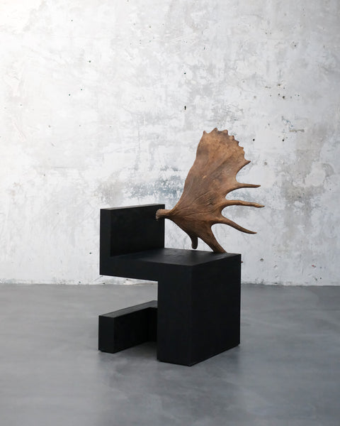 RICK OWENS - TOMB STAG CHAIR LEFT