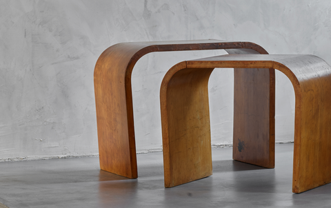 JACQUES ADNET - NESTING TABLES