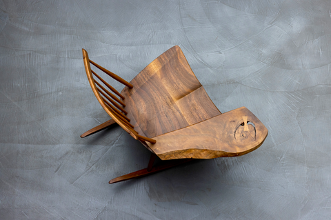 GEORGE NAKASHIMA - SINGLE ARM ROCKING CHAIR